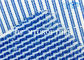 Tissu dur blanc mélangé bleu de chiffon de nettoyage de fil de tissu de Microfiber Terry de couleur