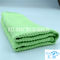 Outil de lavage utilisé par maison de couleur verte de serviette éponge de Microfiber de serviette de nettoyage pour la cuisine